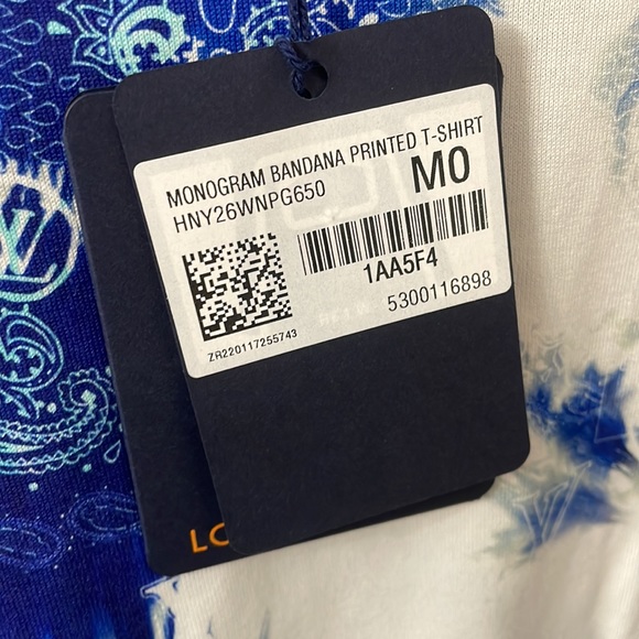 Louis Vuitton blue bandana shirt like brand new worn for 30 mins men’s medium - Picture 11 of 12